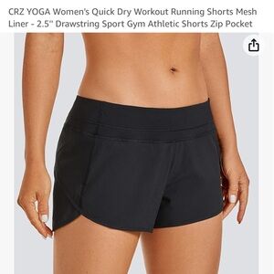 CRZ YOGA xxs 2.5” barely worn (maybe 10 times)